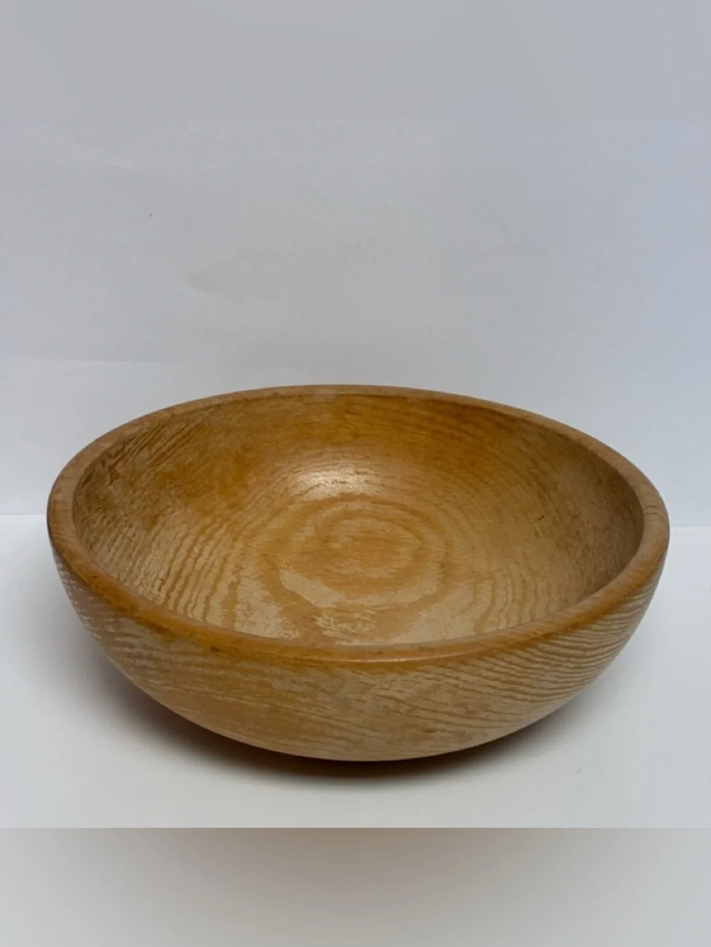 Vintage Wooden Serving Bowl